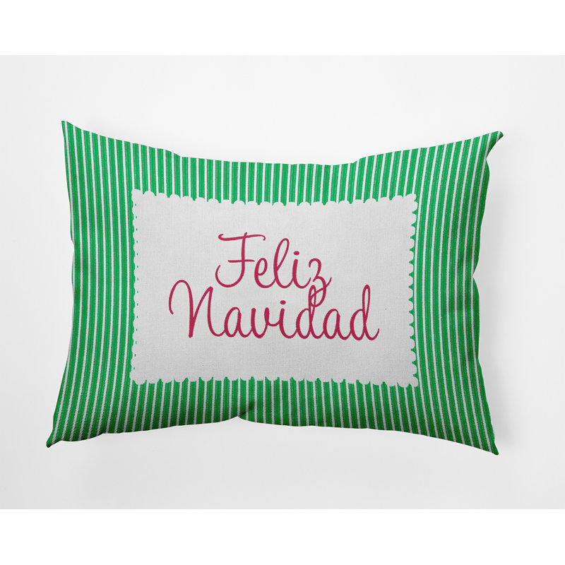 Reversible Throw Pillow, 14" x 20", Rectangular