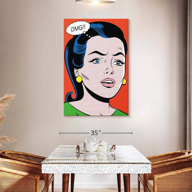 Leisha OMG, 48" H x 32" W