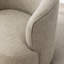 Fauteuil demi-tonneau pivotant de 32 po Tybias-1877948620