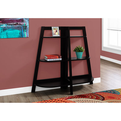 Stratifié brun à 3 niveaux, H 48 po, stratifié contemporain pour bureau et chambre à coucher, configuration idéale
