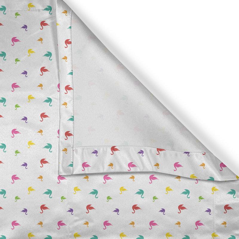 Multicolore rideaux décoratifs pour fenêtre à 2 panneaux avec œillets East Urban Home, L 50 po x L 108 po