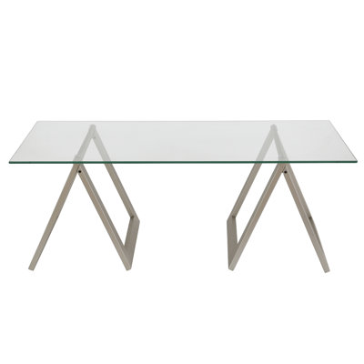 Kayllen Glass Top Single Coffee Table