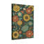 Motif floral de plantes et de fleurs aux couleurs vives et aux feuilles-842346351