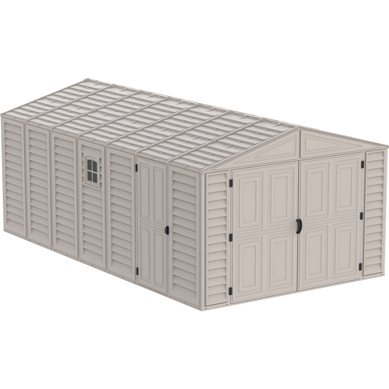 Duramax Vinyl Garage 10.5 ft. wide, 85.43" H x 125.47" W x 312.09" D