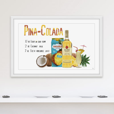 Pina Colada Concoction by Eyre Tarney - Single Picture Frame Print