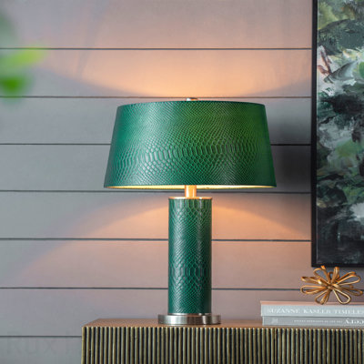 Table Lamp - Leather Material
