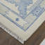 Karina Hand Knotted Wool Ikat Area Rug in Ivory/Blue-1814154272