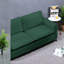 Causeuse compacte en similicuir moderne et confortable pour la maison