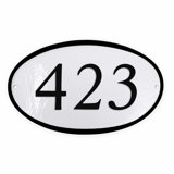 Ferris 1-Line Wall Address Plaque