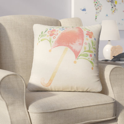 Floral Reversible Throw Pillow