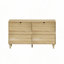 Commode 6 tiroirs en rotin-1218933171