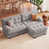 Gray Chenille