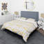 Ensemble de housse de couette à style mid-century à pastel rond iii-40703099