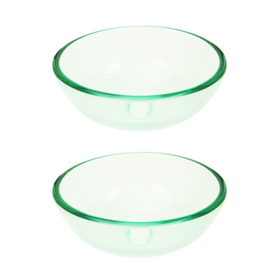 The Renovators Supply Inc. 12'' Gloss Glass Circular Bathroom Sink