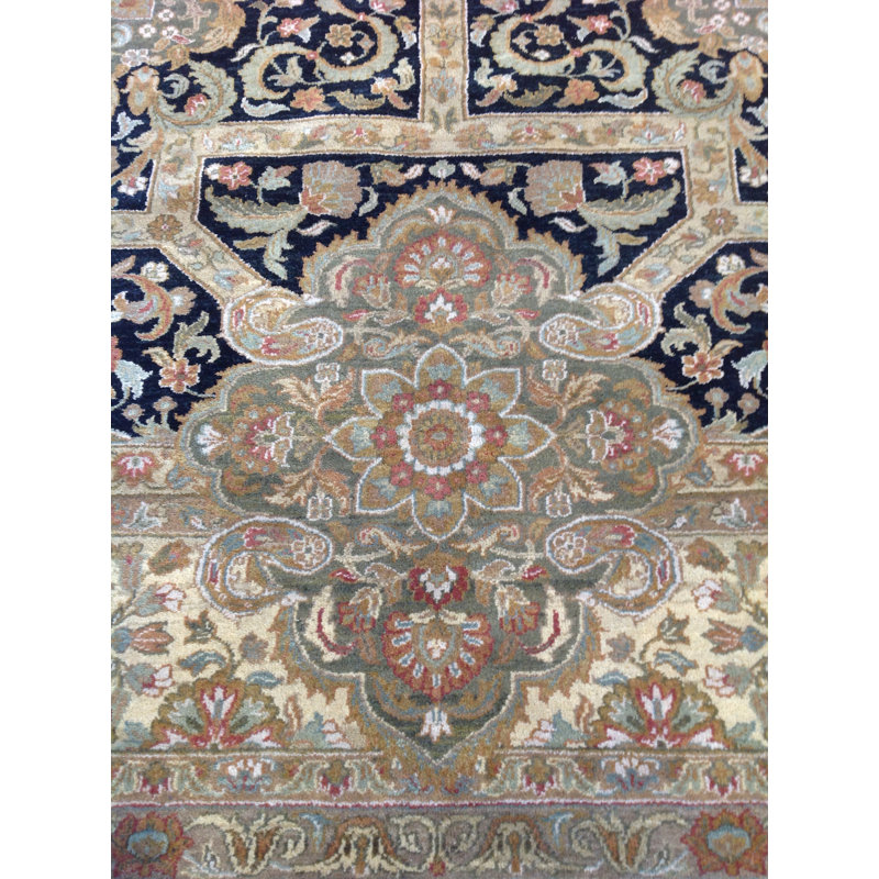 One-of-a-Kind Rectangle 9'3" X 12'2" Hand Knotted Area Rug