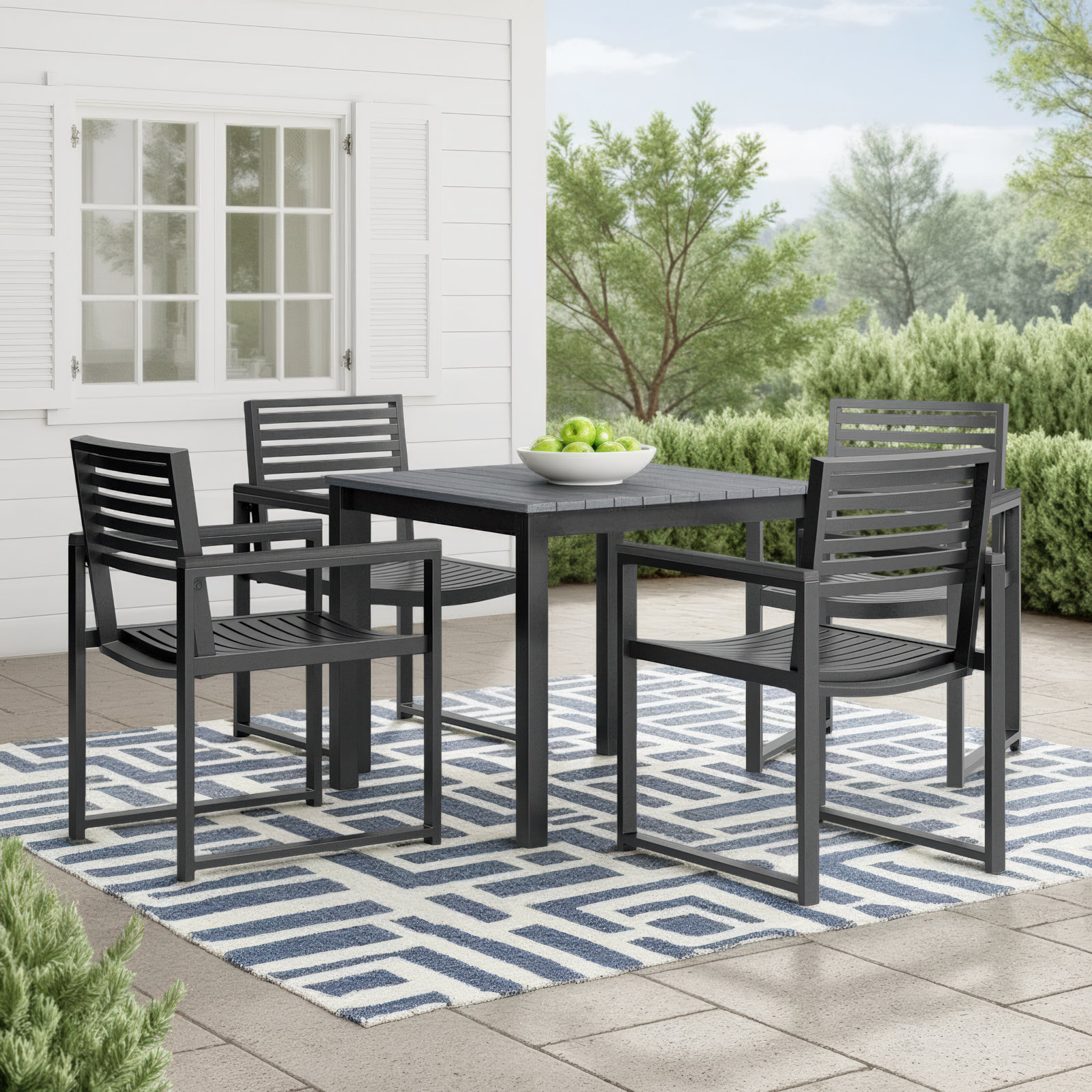 Townsend Square 4-Person Outdoor Dining Set