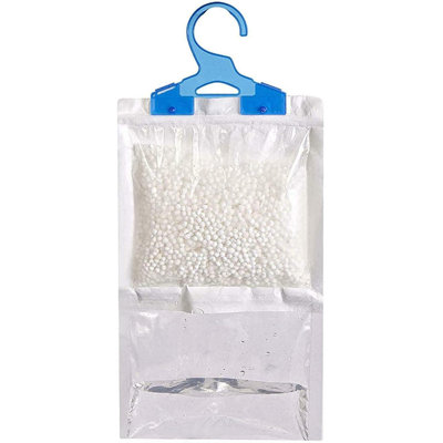 Wardrobe Hanging Dehumidifier Moisture Absorber Condensation & Damp Remover Rose Scent For Closets Bedrooms & Caravans Pack Of 12