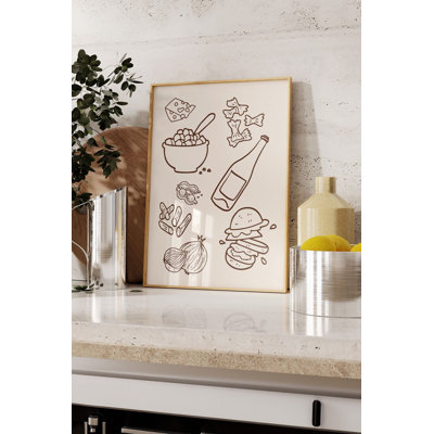 Peinture décorative encadrée