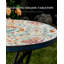 Table de jardin en mosaïque Blossom