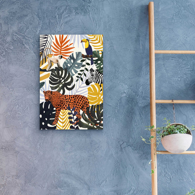 «Jungle Jumble II» par Victoria Barnes, H 24 po x l 16 po x P 0,2 po