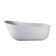 67-inch solid surface soaking bathtub with overflow for bathroom