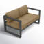 Avion Loveseat - Black-247300381-267548404