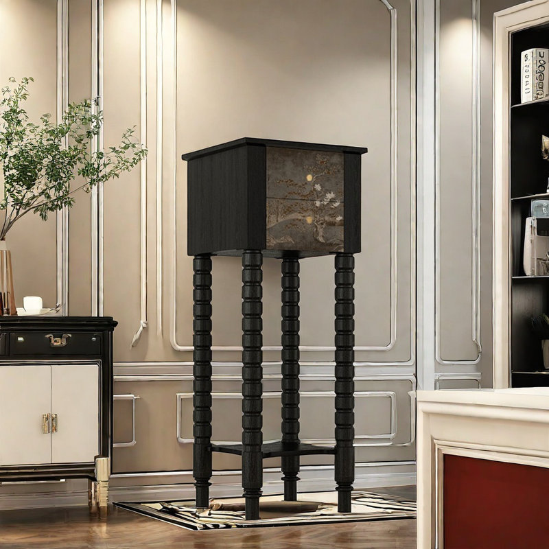 Vintage French Style Accent Cabinet