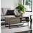 Rustic Oak & Black Finish Coffee Table