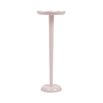 Alessia Scalloped Round Drink Table