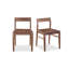 Krieger Solid Wood Slat Back Side Chair-1906064332