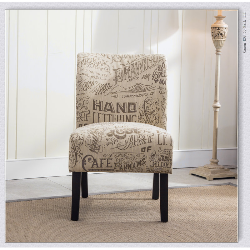 Fauteuil d'appoint contemporain sans accoudoirs en tissu Capa