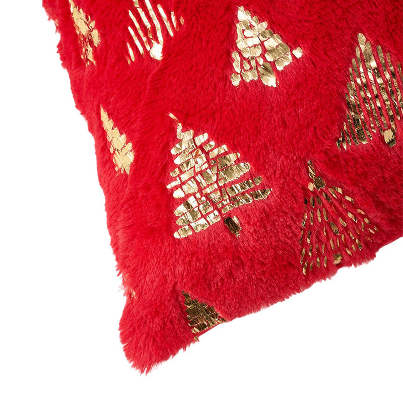 Backrest Cushion, Green/Red Christmas