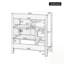 Bathroom Vanity with Sink, Two Doors, Two Drawers, Open Shelf, Solid Wood and MDF-130155077