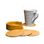 Ensemble de sous-verres avec support