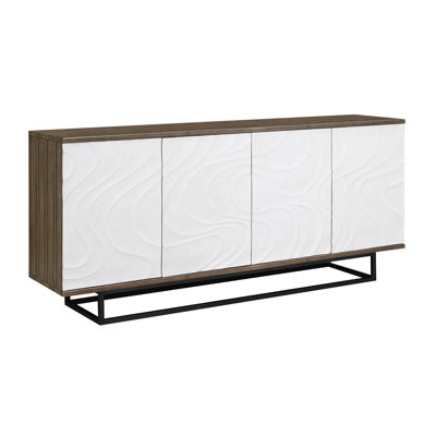 Solid Wood Accent Cabinet