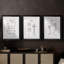 «Vintage Bath II», impression encadrée sur mesure de qualité supérieure mate - 3 pièces-883601008