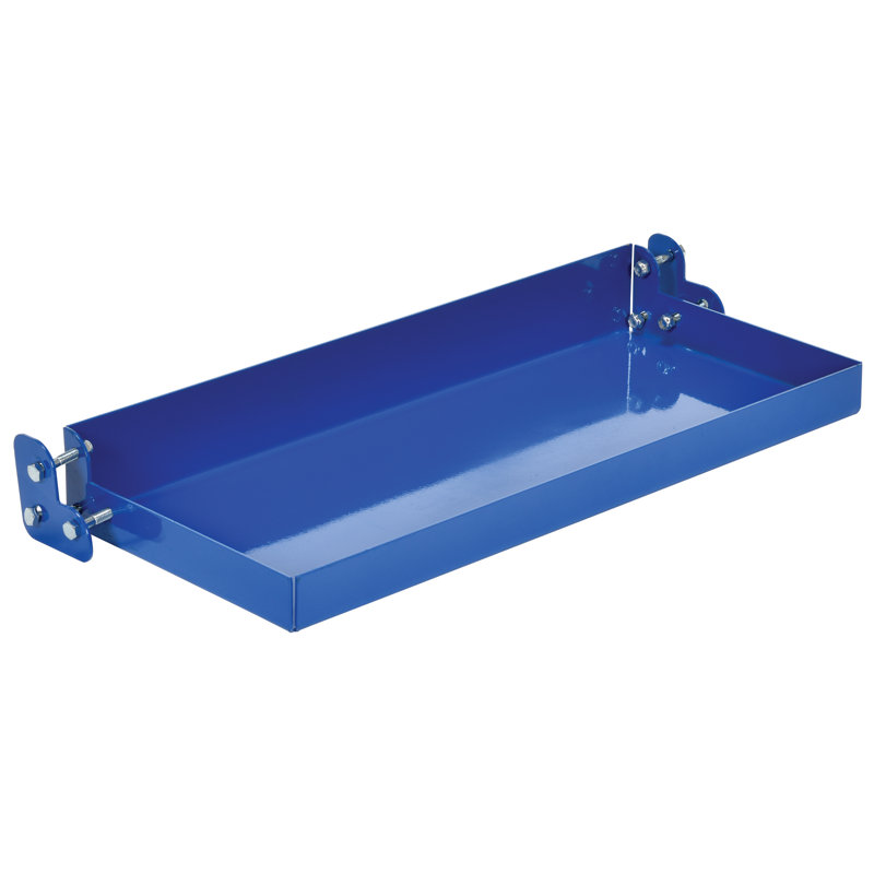 Ladder Tool Tray, 26.37" H x 10.31" W x 3.12" D, Blue