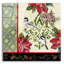 «Chickadee Holiday 4» par Jean Plout, art mural en verre acrylique, 12 po x 12 po-1680333524