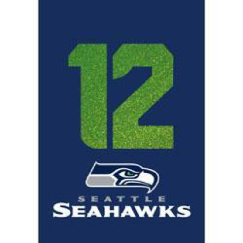 Drapeau, suède, paillettes, DS, Gar, Seahawks de Seattle, 12