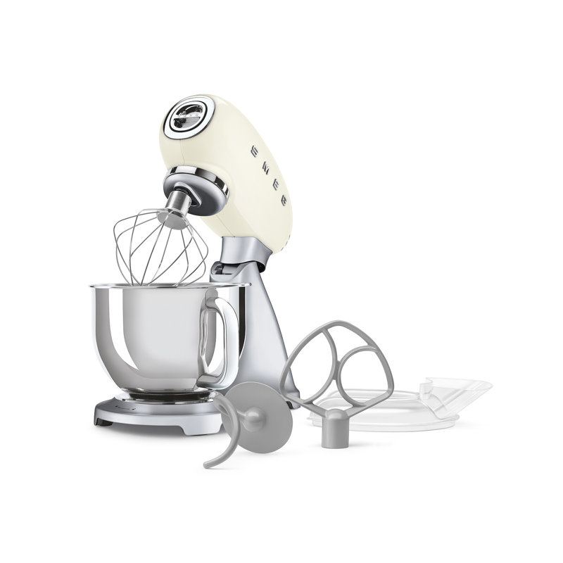 50's Classico Half-Color Stand Mixer in Cream, Cream