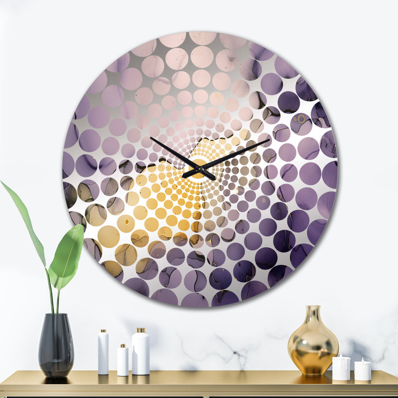 Horloge murale Vajilla - Fractals, Grand