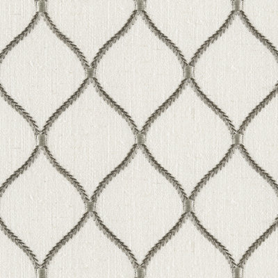 Botanica Jovial - 57" Emboidered Linen Blend Drapery Fabric by the Yard
