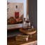  Décoration murale encadrée en bois, peinture murale, whisky, finition naturelle de bureau