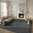 Rizco Shag Performance Solid Color Rug-1878438363