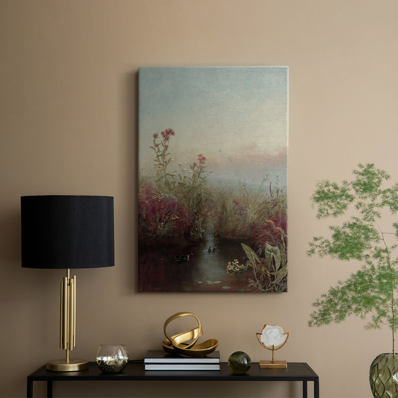 Paysage rétro CXVII - galerie Cavas, H 12 po x l 8 po