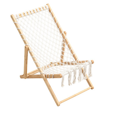 Pair Of Handwoven Patio Chairs With Wear - Seat, Suitable For Beach And Balcony, No Installation, 18.65 In Width, 23.03 Package Width Rope, Applicable To Balcony Beach, Assembly Required, 33.64 Height