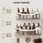 Stainless Steel Wall Bathroom Shelves