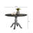 Iris Weathered White Wood 5-Piece Dining Set