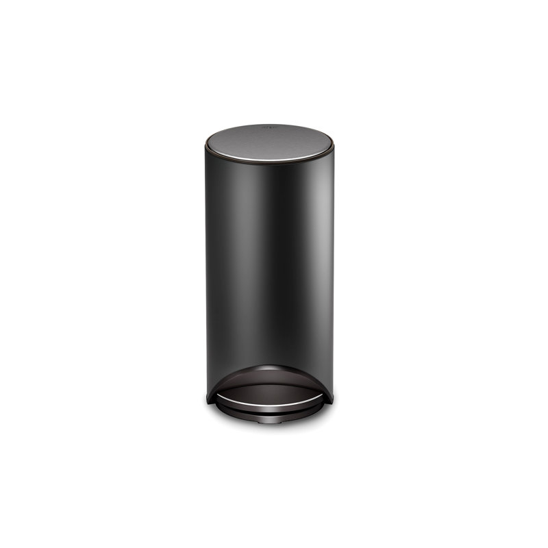 Joseph Joseph Arc 30-liter Slimline Pedal Trash Can, 2.6, Black