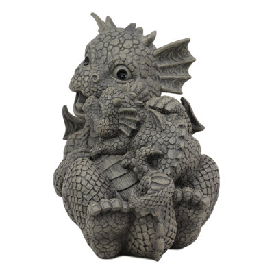 Qualana Dragon Fantasy & Sci-Fi Plastic Garden Statue
